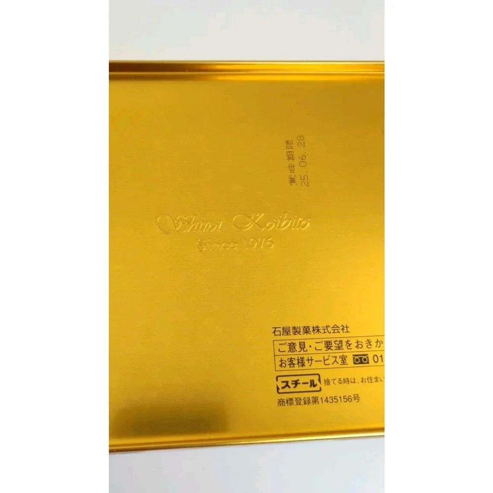 Shiroi Koibito Sakura Japan Cookie Tin Empty Souvenir Box No Cookies